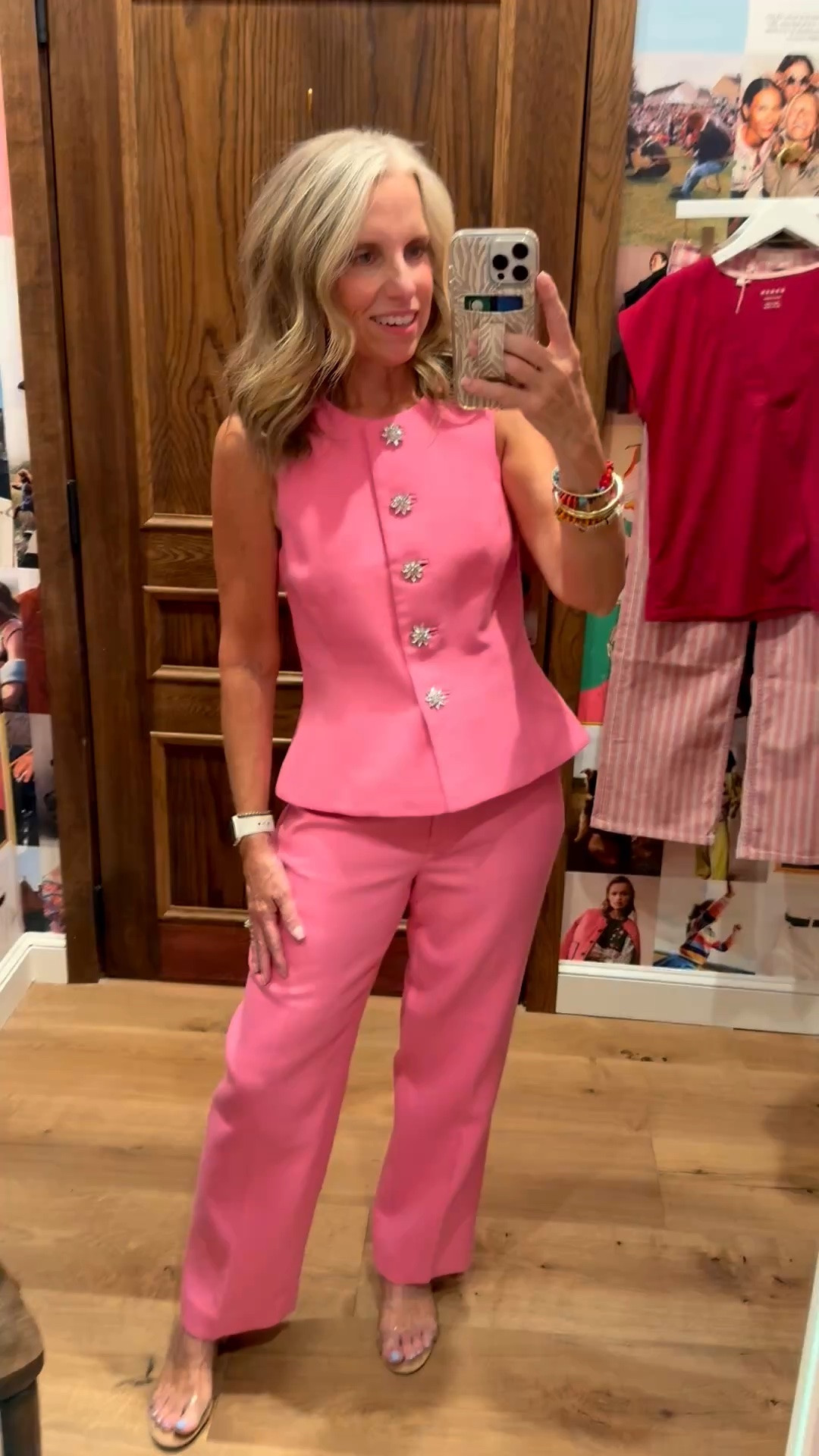 Get 15% off full price styles @Boden (US) with code GD7X 
Wearing size 2 vest and 4 pants
This is is fabulous work look, church, you could wear it for a shower or gender reveal. Mix and match the pieces to create other looks

#LTKdayinmylife #LTKOver40 #LTKootd