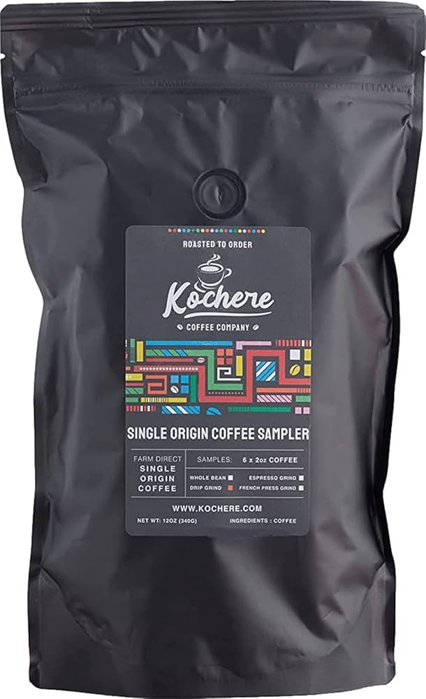 Single Origin, Organic Specialty Coffee Sampler - Fair Trade, Medium Roast, 100% Arabica Coffee B... | Amazon (US)