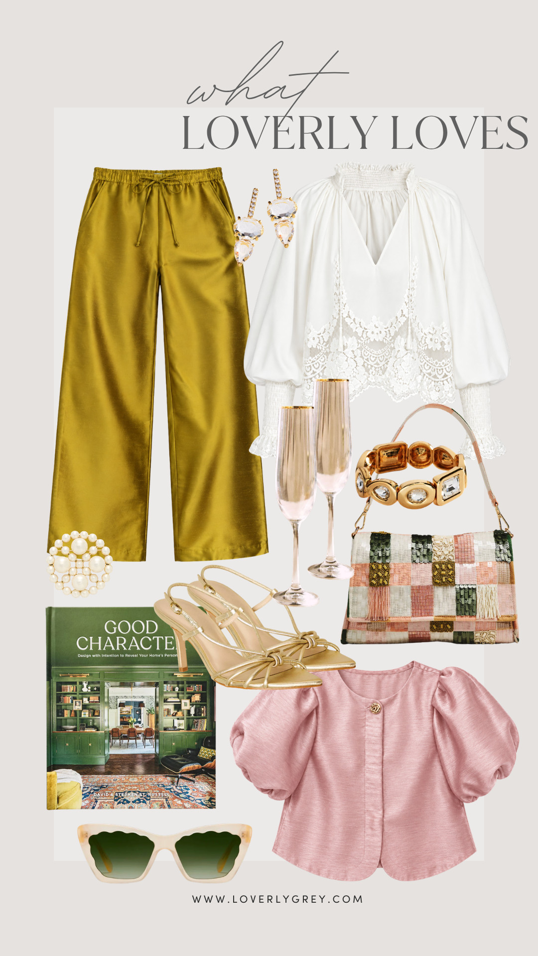 Loving all of these elevated outfit pieces plus a couple home finds!

Loverly Grey, home finds, home decor, coffee table book, chartreuse pants, reformation pants, statement top, embellished purse, gold heels 

 #LTKSeasonal