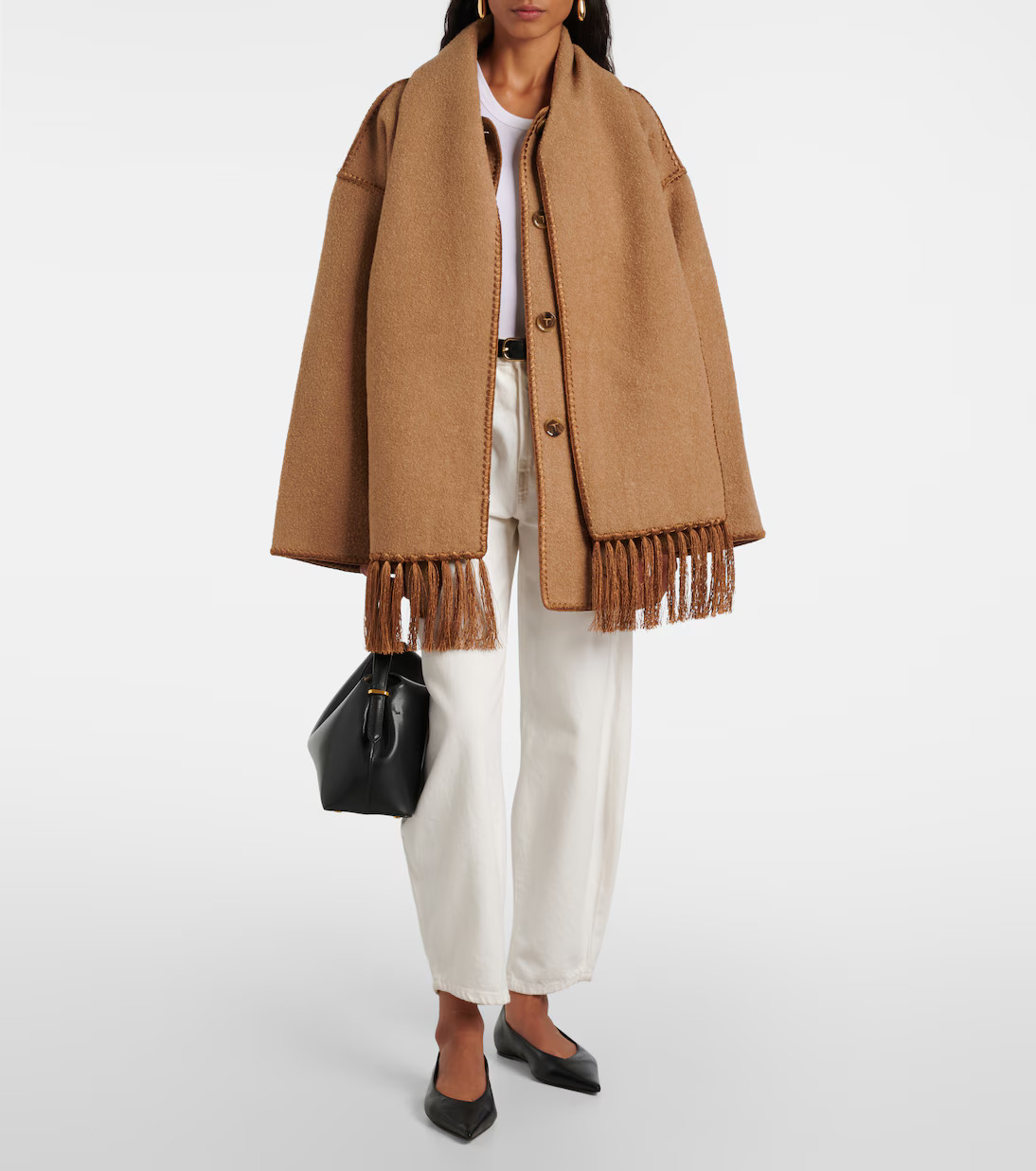 Embroidered wool-blend scarf jacket | Mytheresa (US/CA)