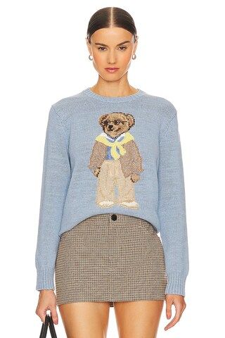 Polo Ralph Lauren Bear Pullover in Chambray Marl from Revolve.com | Revolve Clothing (Global)