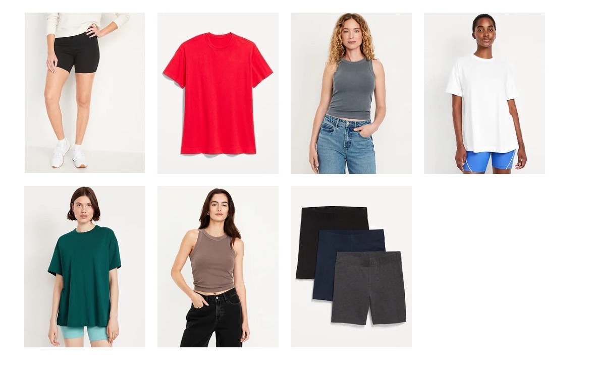 Cotton workout wear from old navy!! 

#LTKFindsUnder50 #LTKSaleAlert #LTKActive