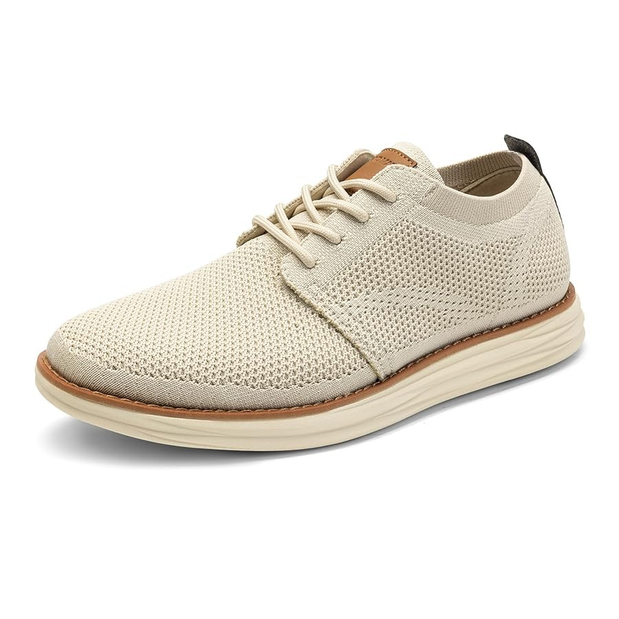 Bruno Marc Men's KnitFlex Breeze Mesh Sneakers Oxfords Lace-Up Lightweight Casual Walking Shoes | Amazon (US)