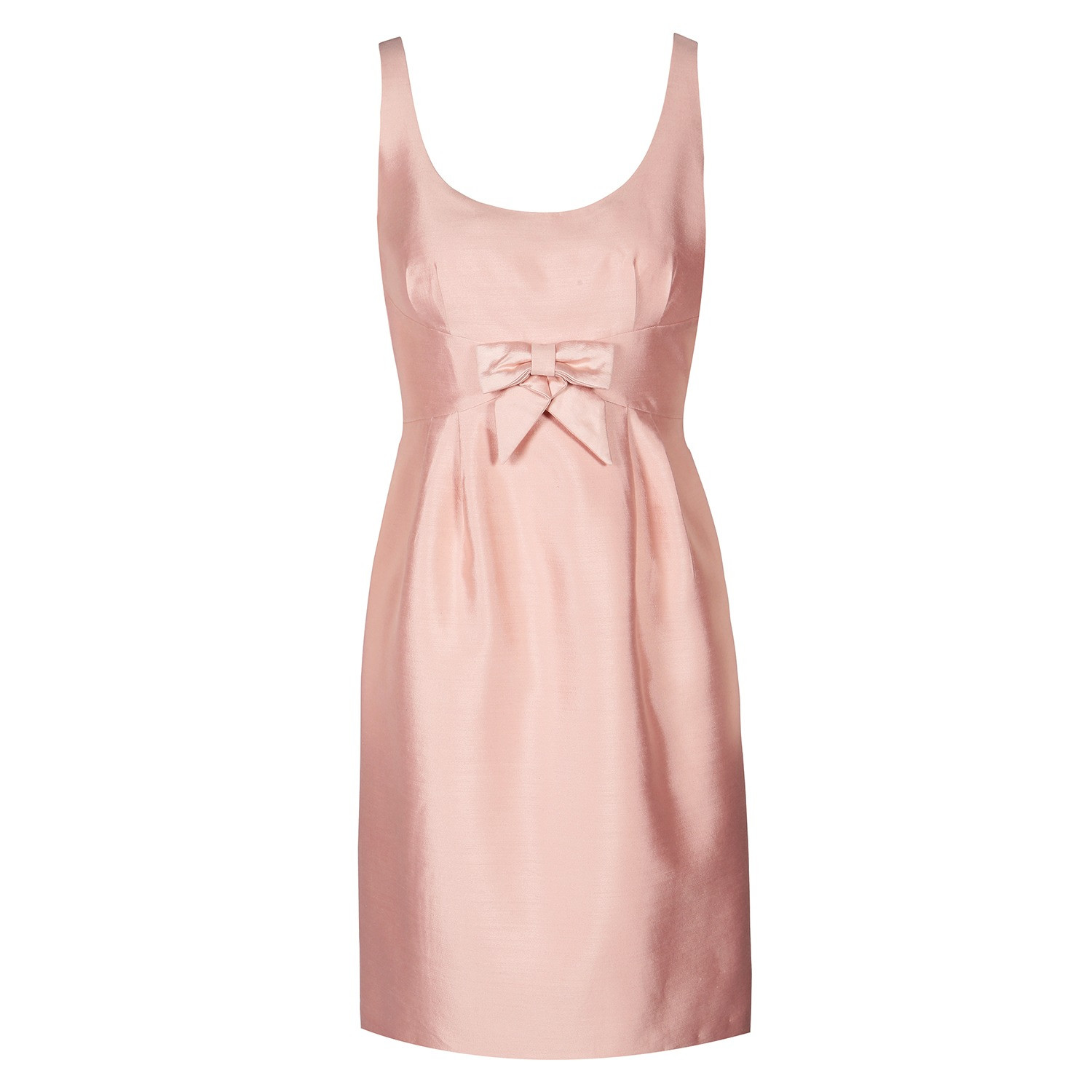 'Sabrina' 100% Wool & Silk Dress In Rosa | Wolf & Badger (US)