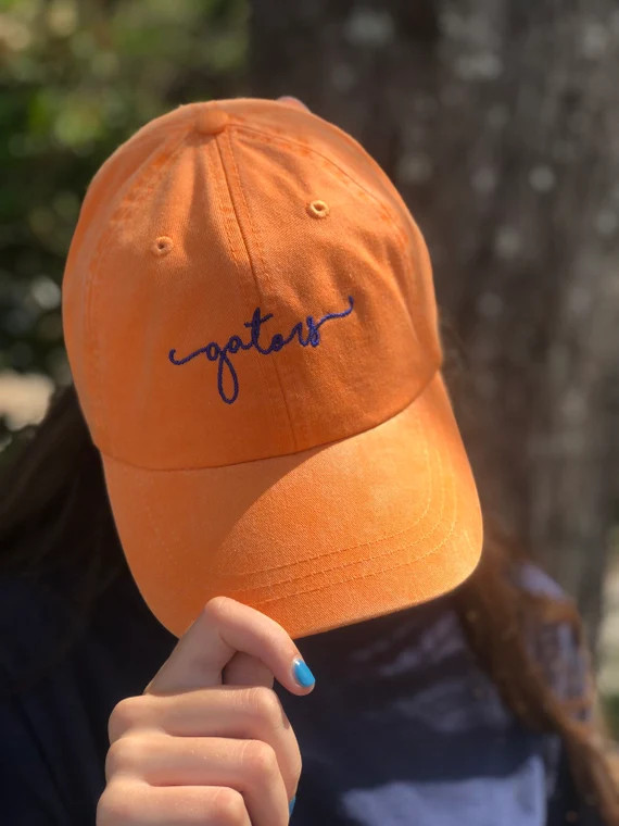 Gators Handwriting Script Baseball Hat  Ball Cap  Custom Hat - Etsy | Etsy (US)