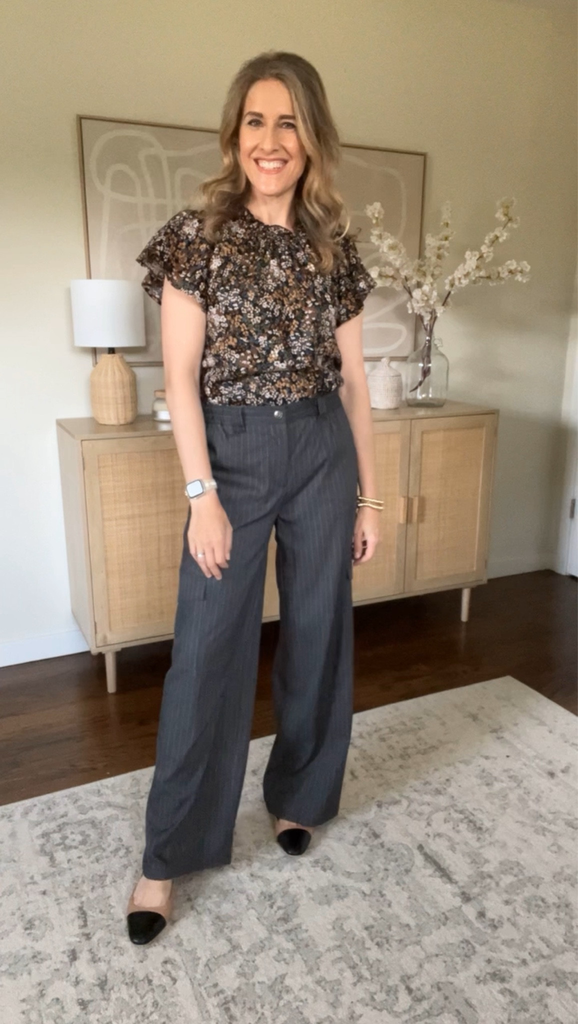 Walmart $13.98 top size small, cotton
Walmart trouser pants juniors size medium 


#LTKWorkwear #LTKFindsUnder50 #LTKStyleTip