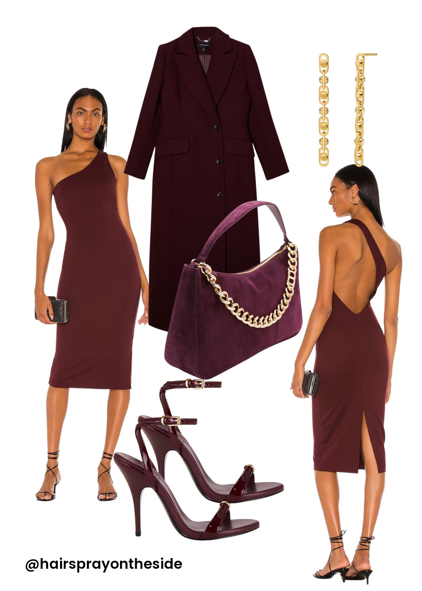 Step into fall elegance with this stunning one-shoulder burgundy dress — the perfect mix of chic and sultry. Styled with a tailored coat, gold chain earrings, and strappy heels for the ultimate date night or special occasion look. 🍷✨
Shop the full outfit and accessories via my LTK — click to recreate this luxe fall night-out style! 💋
#FallOutfitInspo #DateNightStyle #LTKFallFashion #BurgundyDress #ElegantStyle #FallOutfitIdeas #LTKHolidayLooks #EveningOutfit #OneShoulderDress #OOTD #FallFashionFinds #LTKStyle

#LTKuk #LTKwedding #LTKpartywear