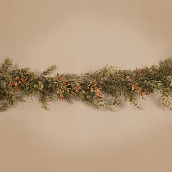 84'' in. Faux Boxwood Garland | Wayfair North America
