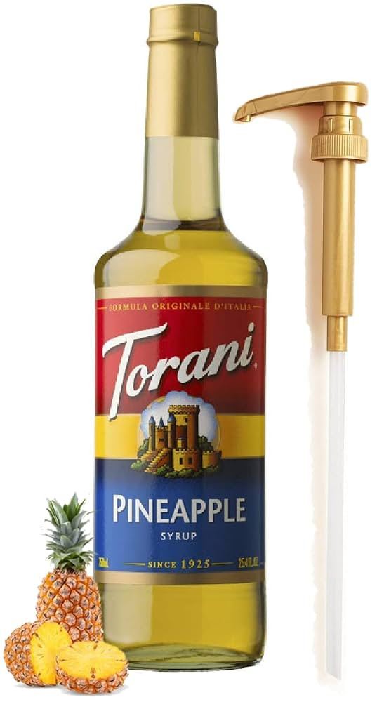 Pineapple Syrups for Coffee 25.4 Ounces for Pineapple Flavored Coffee with Fresh Finest Syrup Pum... | Amazon (US)
