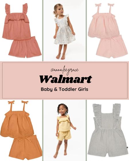 Walmart baby and toddler girls! They have the cutest stuff right now! 

#LTKkids #LTKfamily #LTKbaby