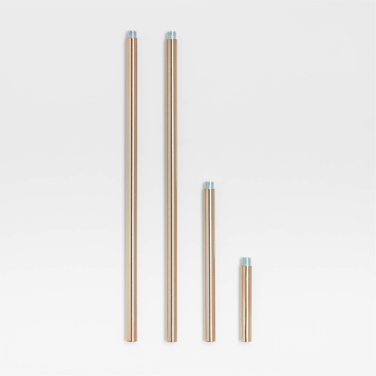 Reese Brass Kids Ceiling Light Extension Rods + Reviews | Crate & Kids | Crate & Barrel