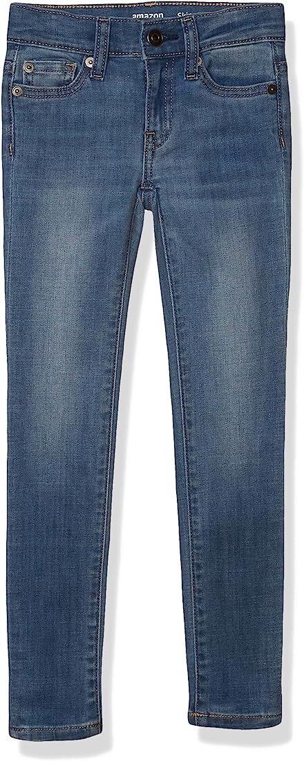 Amazon Essentials Girls' Skinny Stretch Jeans | Amazon (US)