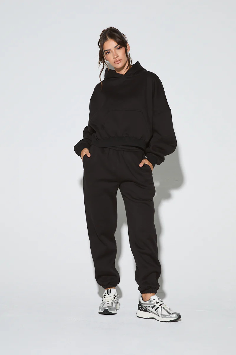 Black Joggers | Noughts and Kisses