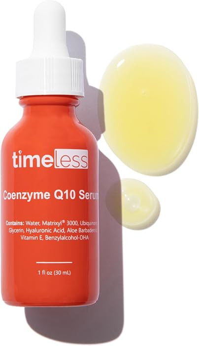 Timeless Coenzyme Q10 Antioxidant Serum, Collagen Support, 1 fl oz     Serum for Collagen and Ela... | Amazon (US)