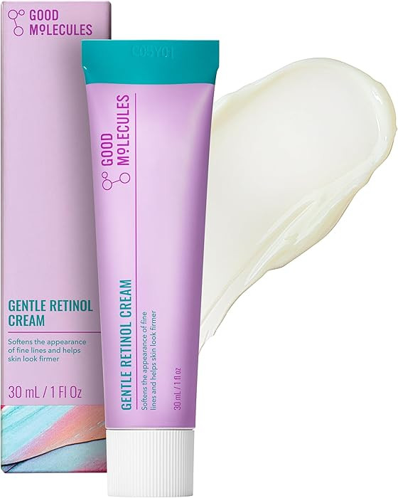 Good Molecules Gentle Retinol Cream - Retinol Night Cream to Minimize Appearance of Fine Lines & ... | Amazon (US)