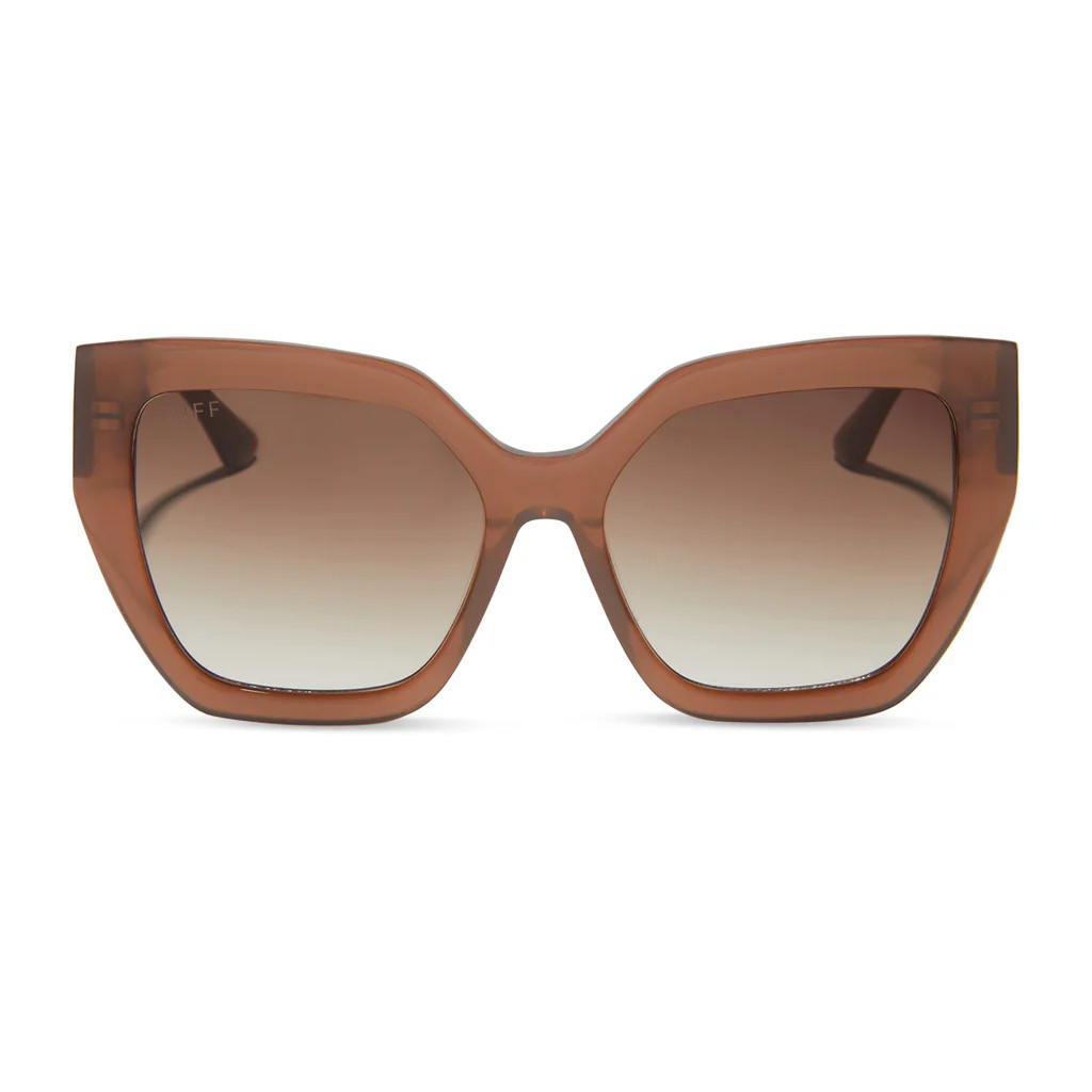 BLAIRE - MACCHIATO + BROWN GRADIENT SUNGLASSES | DIFF Eyewear