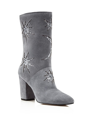 Avec Les Filles Nikita Glitter Starbust Mid Calf Booties - 100% Exclusive | Bloomingdale's (US)