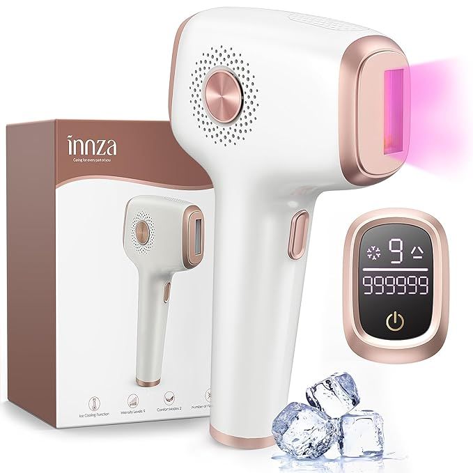 INNZA Laser Hair Removal with Ice Cooling Care Function for Women Permanent,999,999 Flashes Painl... | Amazon (US)