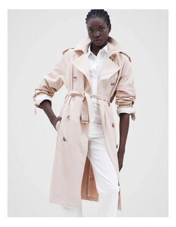 Trench Coat in Hazeulnut | Myer