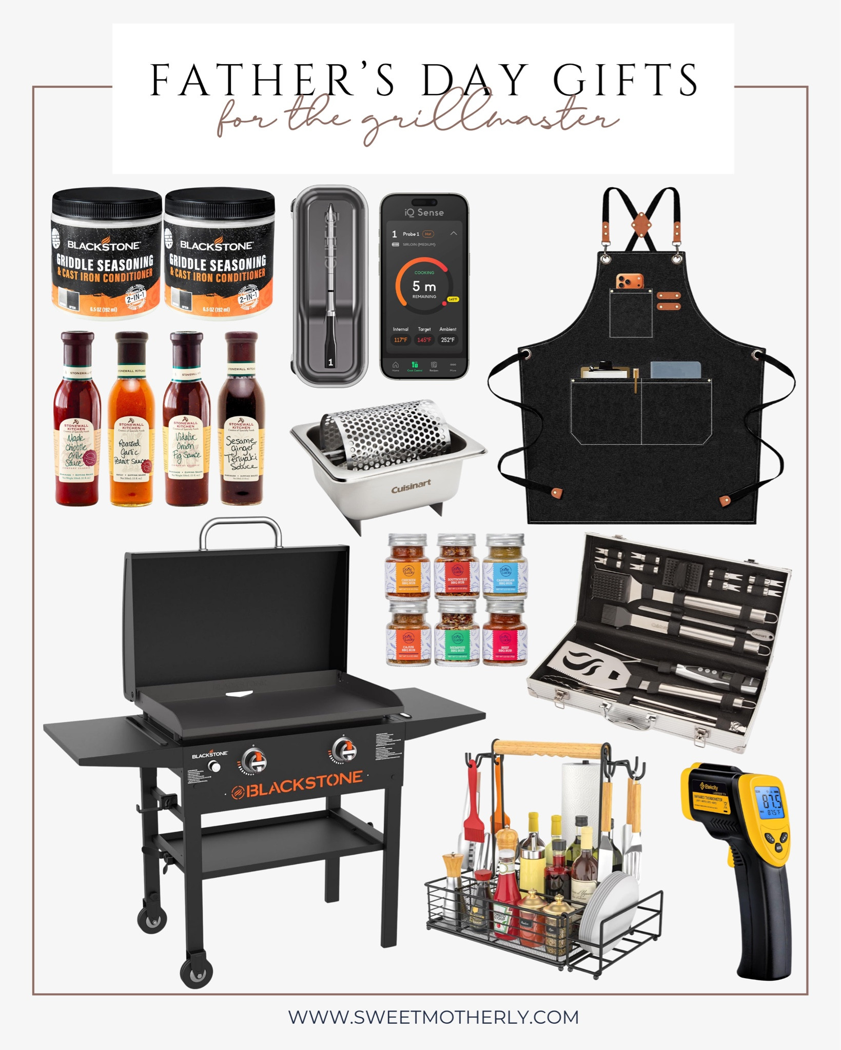 Father’s Day gifts for the grillmaster

BBQ tools set
Grilling accessories
Meat thermometer
Smoker essentials
Steak lover gifts
Outdoor cooking gear
Grill cleaning tools
Wood pellet smoker
Backyard BBQ favorites

#LTKSeasonal #LTKSaleAlert #LTKMens