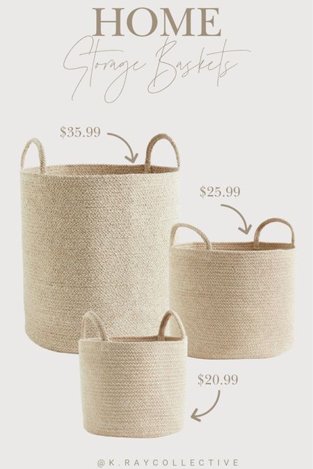 Loving these simple and chic storage baskets for your home.  You can use them for blankets in your living room, to store toys in the playroom, so many options.  They come in 4 sizes and a ton of color options.  All under $40.

Storage baskets | home organization | living room | bedroom | kids room | nursery | storage | baskets | storage bins

#storage #homedecor #baskets #storagebaskets #homeunder40 #affordablehome #kidsroom #bedroom #homeorganization



#LTKhome #LTKunder50 #LTKFind