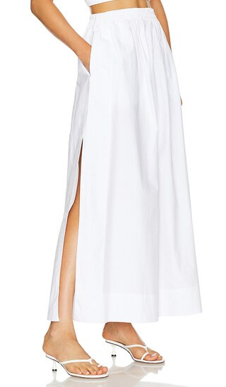 AEXAE Maxi Skirt in White. - size XS | Revolve Clothing (Global)