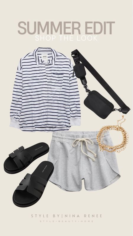Summer edit- shop the look from Aerie!





Lo sleeve top, shorts, belt bag, bracelets, sandals, summer outfit, aerie outfitt

#LTKFindsUnder100 #LTKStyleTip