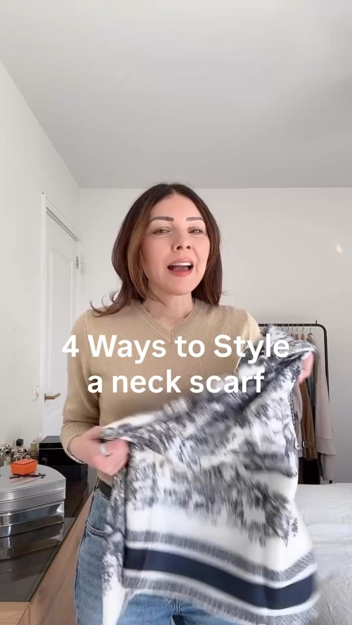 4 Ways to Tie a Neck Scarf

#LTKspring #LTKeurope #LTKstyletip