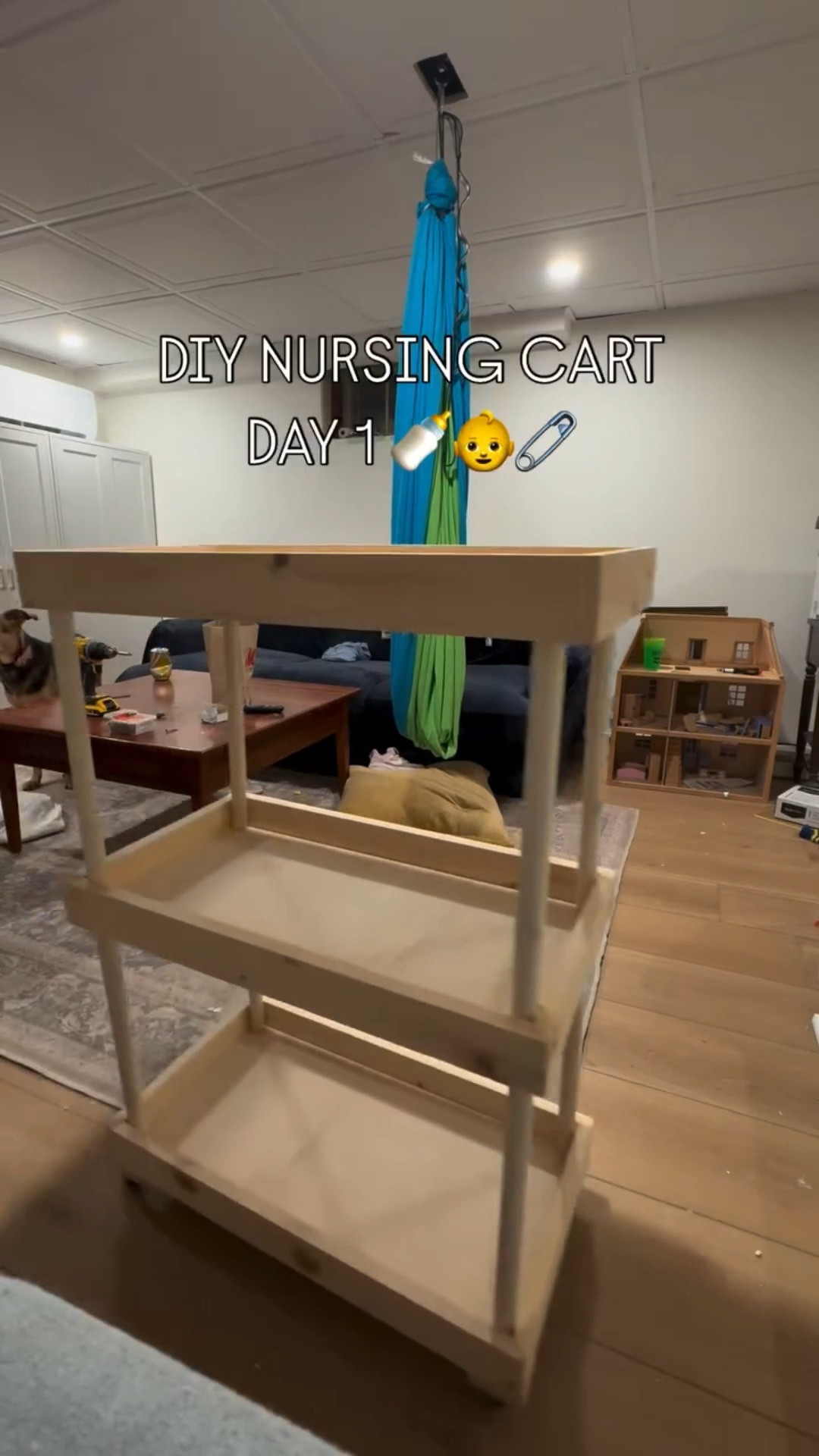 🪚 DIY Nursing Cart: Part 1! 🍼✨

Today I built the perfect little rolling station for the newborn days. I know how short the baby days actually are, and I wanted something that will work as a nursing cart but I’ll still want to keep around for many years to come!

Tomorrow we’ll stain it, add the finishing touches, and start filling it up with all the postpartum + baby essentials 💕

Follow along to see how it turns out! 

#momsofinstagram #babyprep #pregnant #diy