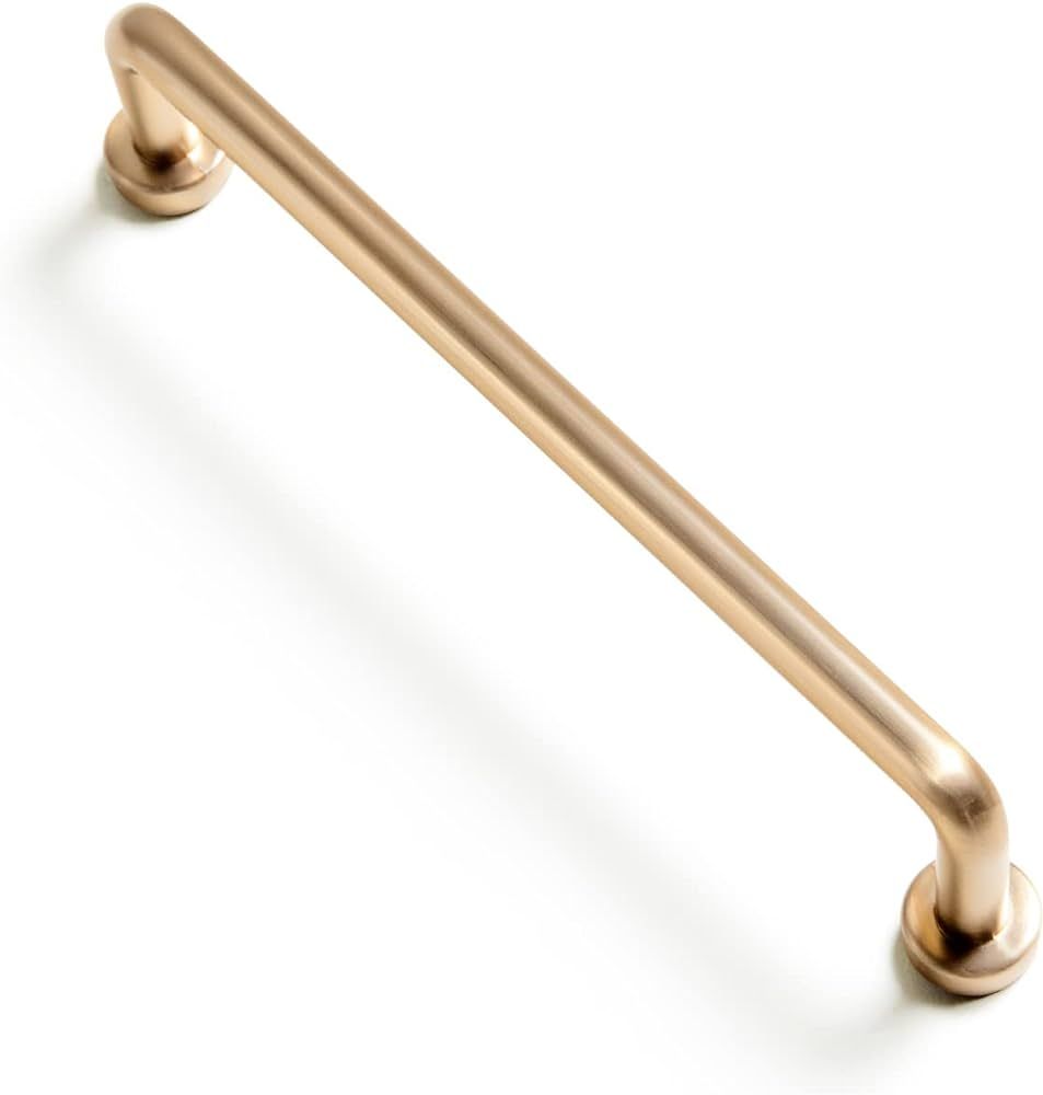 Goo-Ki 6 Pack Brushed Champagne Bronze Modern Cabinet Pulls 5 inches(128mm) Center to Center | Amazon (US)