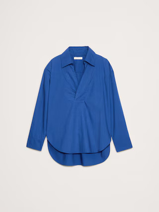 Long-Sleeve Popover Tunic | Banana Republic (US)