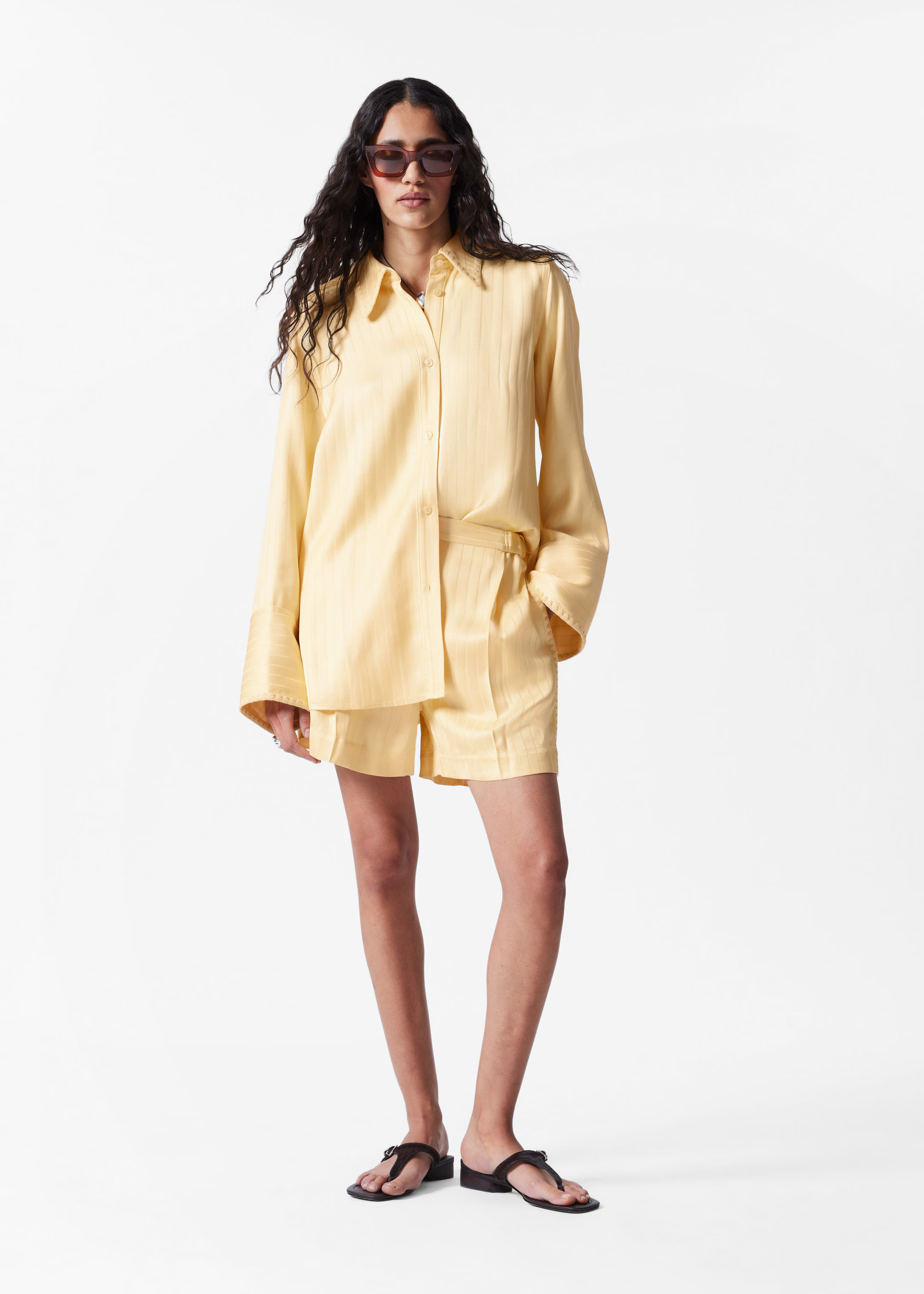 Press-Crease Jacquard Shorts | & Other Stories UK