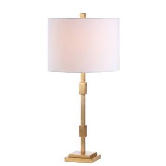 29" Metal Windsor Table Lamp (Includes LED Light Bulb) Gold - JONATHAN Y | Target