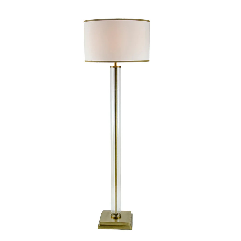 Glass Cylinder Floor Lamp | Modern Locke