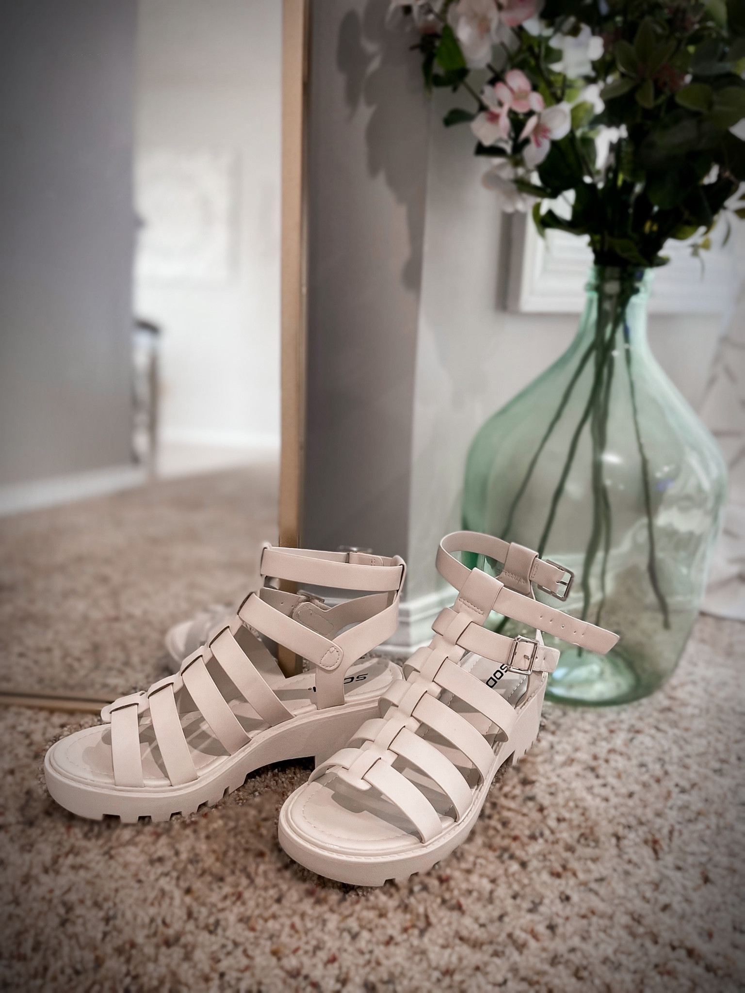 Amazon find chunky gladiator small heeled sandals | Steve Madden Dupe | Womens Sandals 

#spring #summer #shoes #womensshoes #sandals 

#LTKsalealert #LTKunder50 #LTKshoecrush