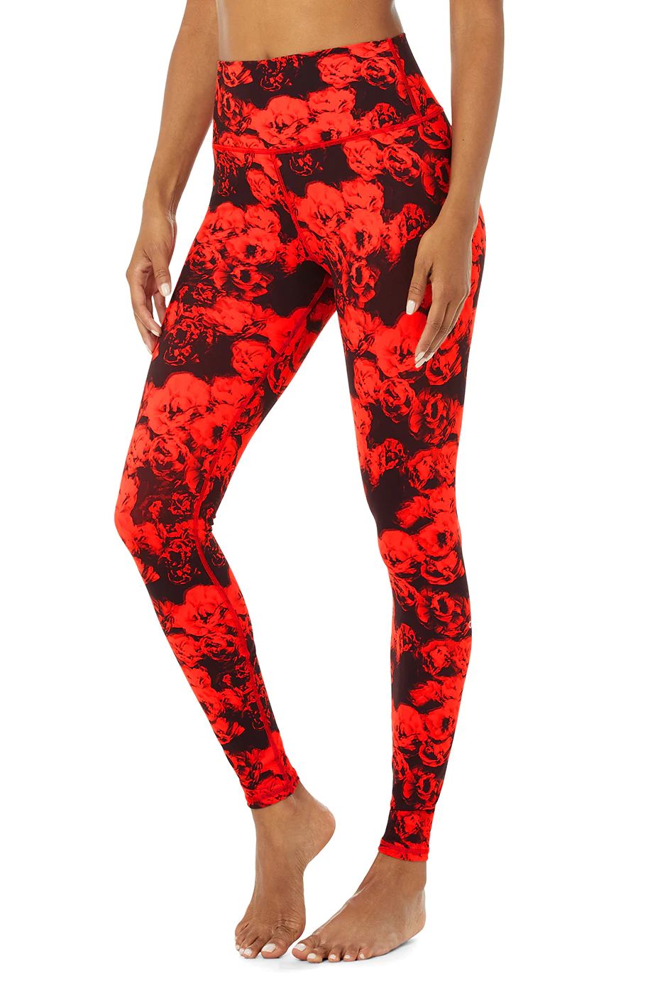 Alo YogaÂ® | High-Waist Roses Legging in Cherry, Size: XS | Alo Yoga