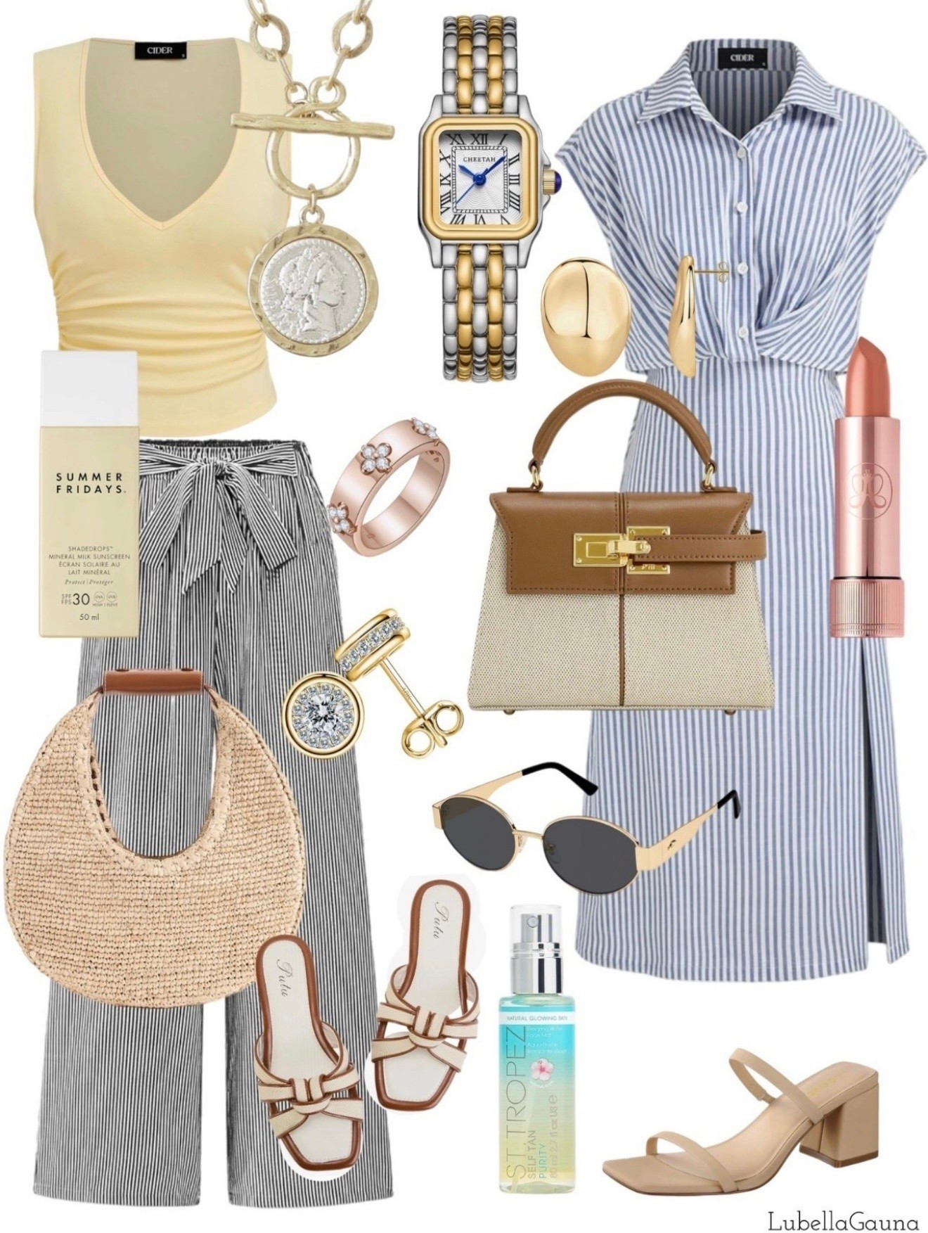 Vacation mode spring outfits #LTKStyleTip

Two ways to style your favorite summer staples. From breezy daytime trousers to a classic striped midi dress, we are keeping things light, neutral, and elevated all season long.

#LTKSeasonal #LTKTravel

#LTKdayinmylife #LTKTravel