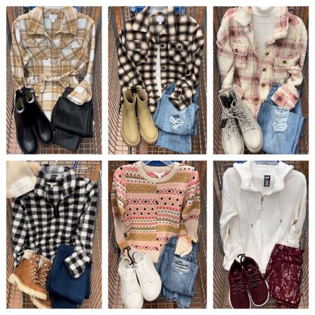 6 recent Walmart cart outfits! Lots of plaid and shackets 😆❤️

#LTKstyletip #LTKunder50