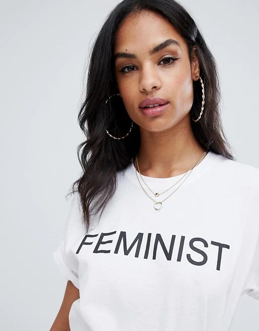 AX Paris - Feminist - T-shirt à manches courtes | ASOS FR