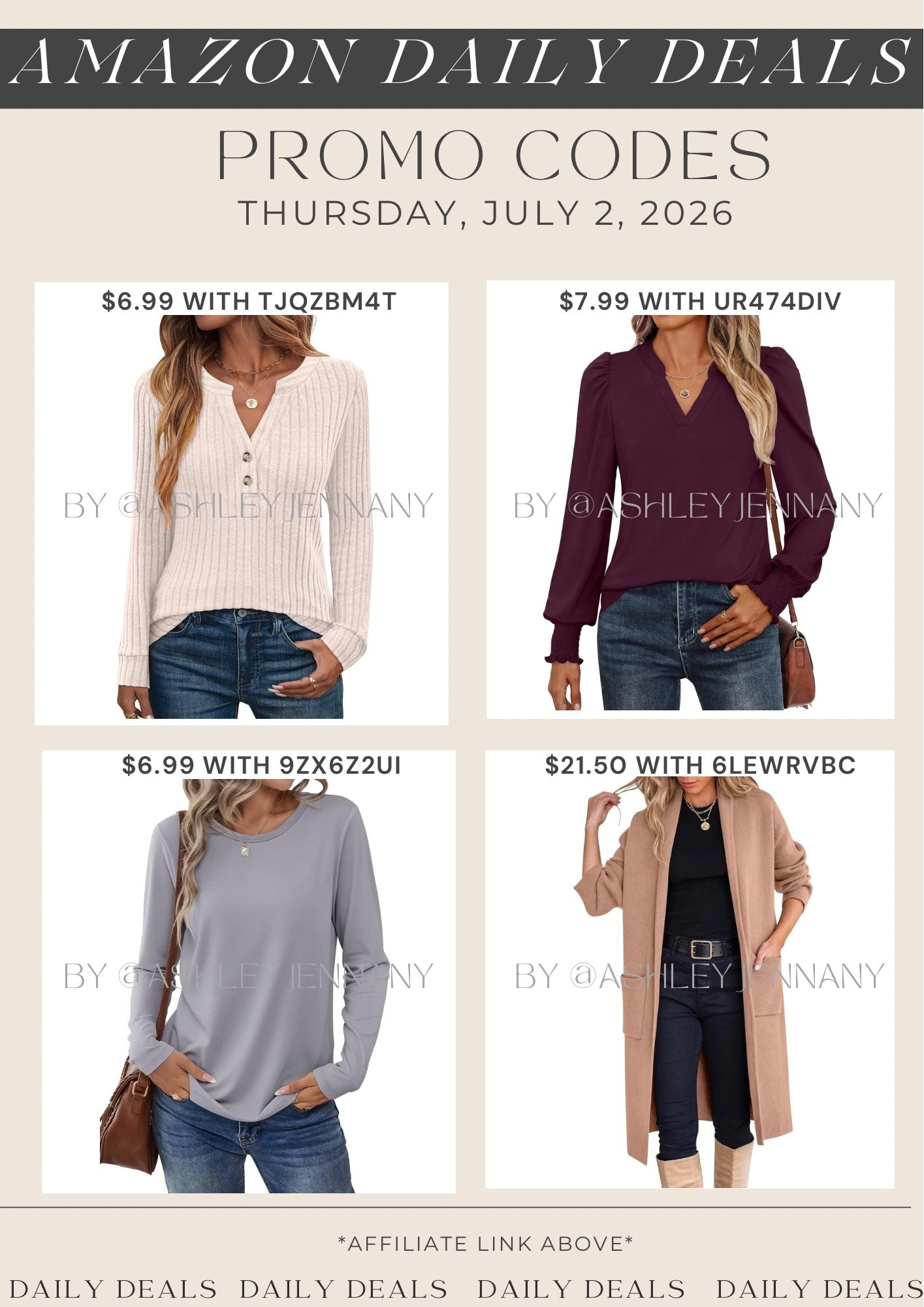 Amazon deals

#LTKMidsize #LTKSaleAlert #LTKootd