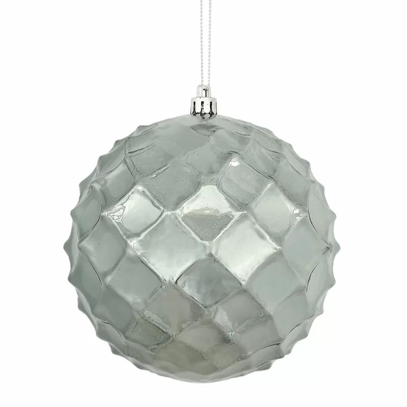 Shiny Diamond Bauble Ball Ornament (Set of 6) | Wayfair North America