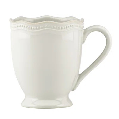 French Perle Bead Mug Color: White | Wayfair North America