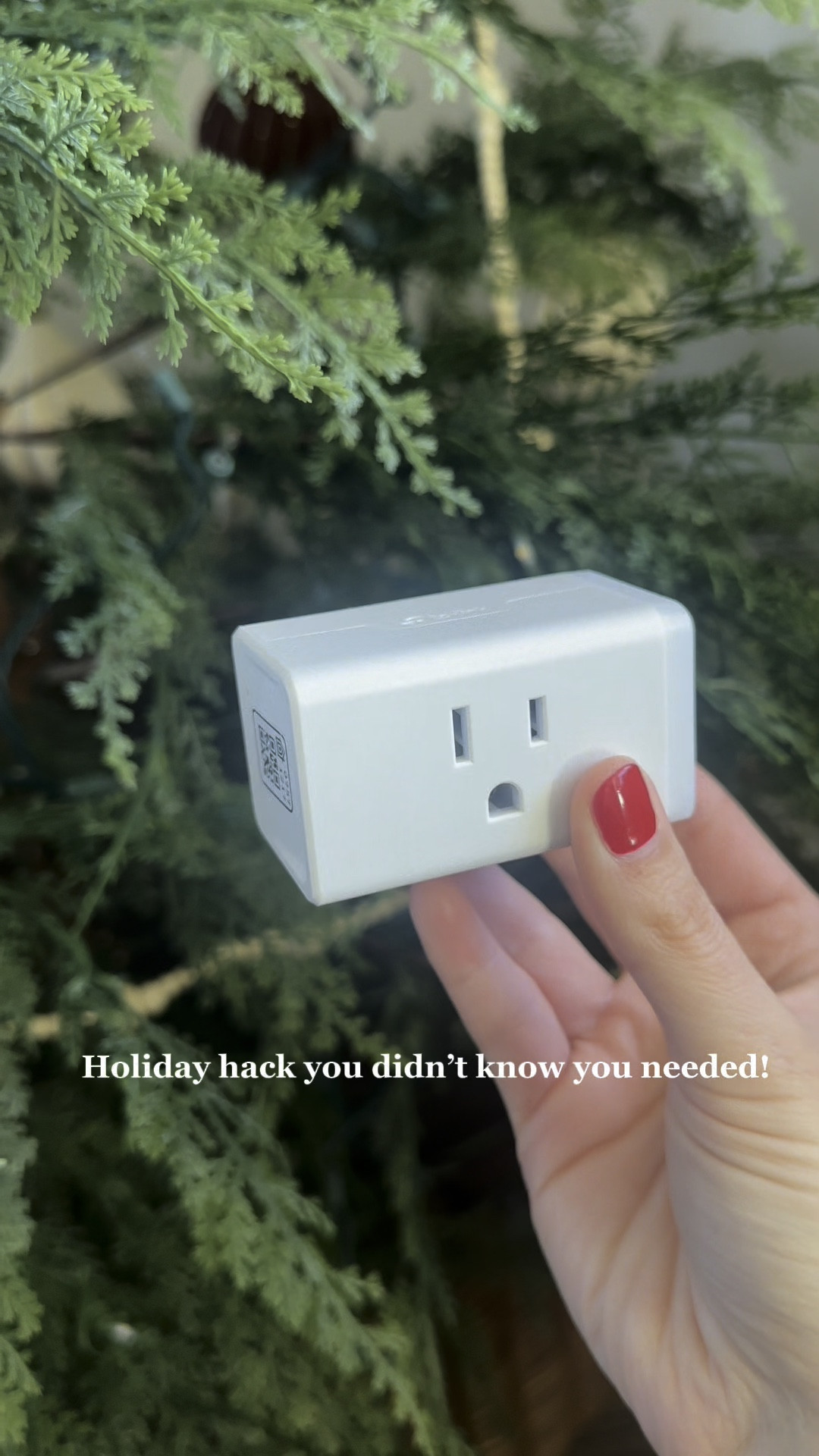  App-controlled outlets make holiday life easier!😅 Set schedules, save energy, and enjoy the magic of the season with just a tap! 🎄✨💡

#holidayhacks #christmastreelights #smarttechgadgets #cozychristmas #lifesimplified #treetimer 

#LTKHoliday #LTKHome #LTKFindsUnder50
