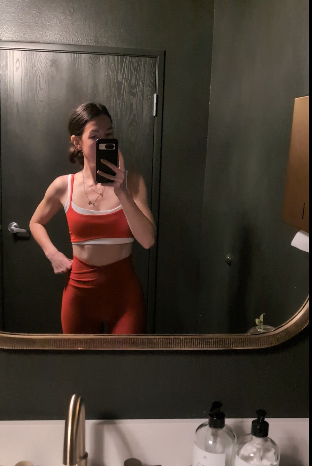 Pilates outfit, matching workout set, leggings and bra both in size small 

#LTKActive #LTKootd #LTKfitnessgoals