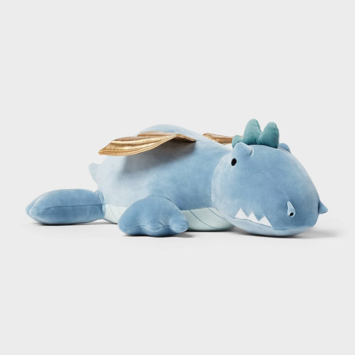 Dragon Weighted Plush Kids' Throw Pillow Blue - Pillowfort™ | Target