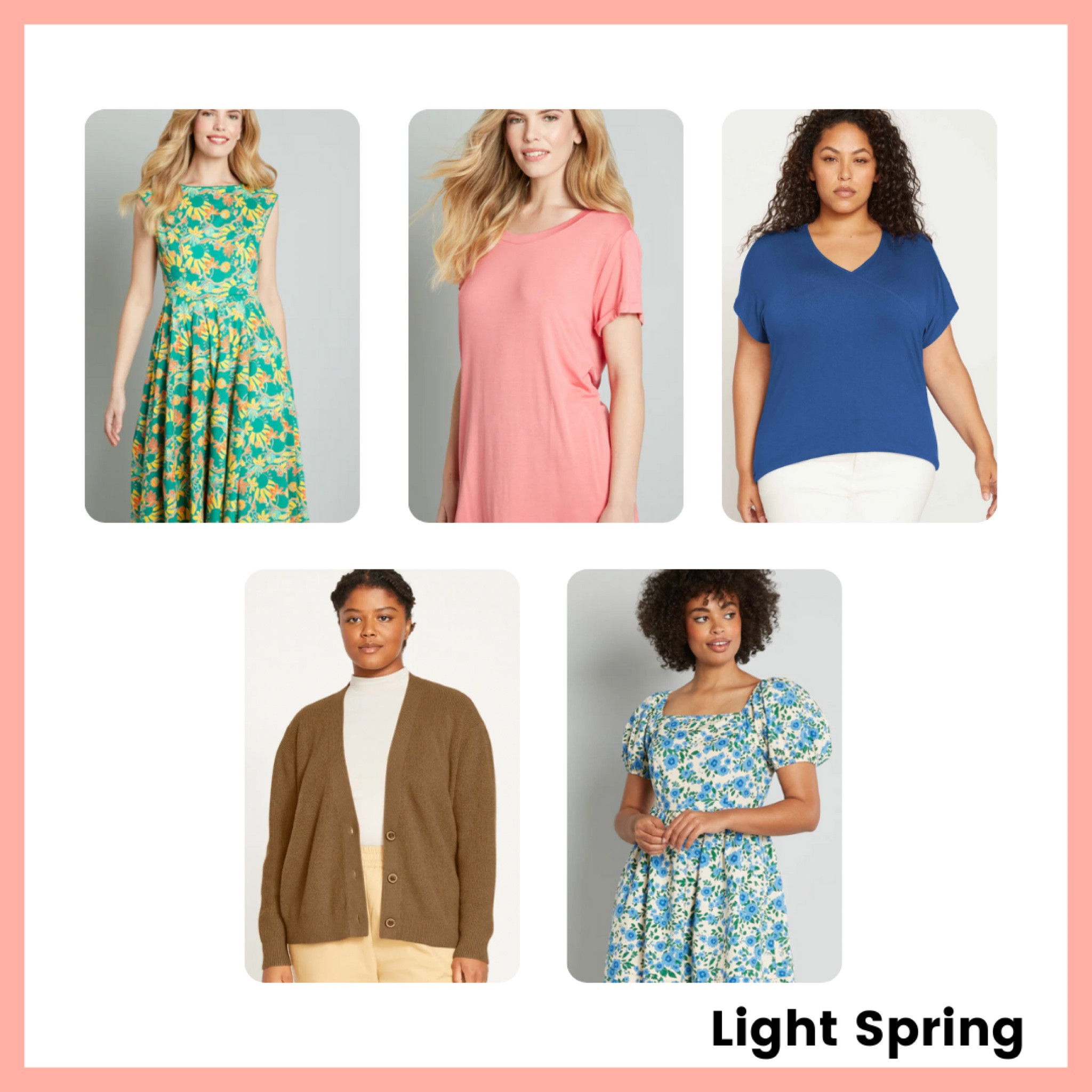 #lightspringstyle #coloranalysis #lightspring #spring

#LTKcurves #LTKunder100 #LTKSeasonal