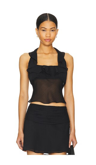 Verbena Top in Black | Revolve Clothing (Global)