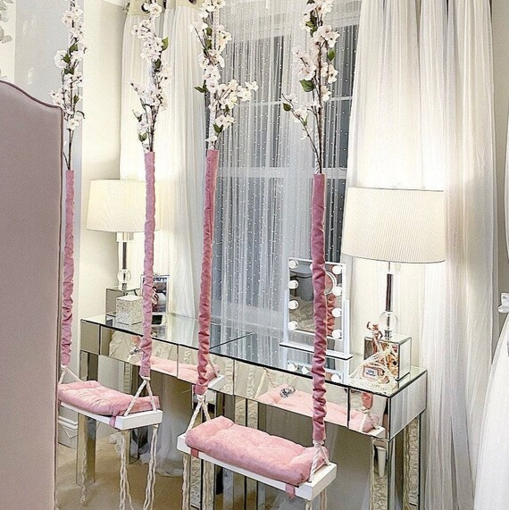 Kids or Adult Wooden Indoor Outdoor Swing Toddler swing fabric swing for children shower gift woo... | Etsy (US)