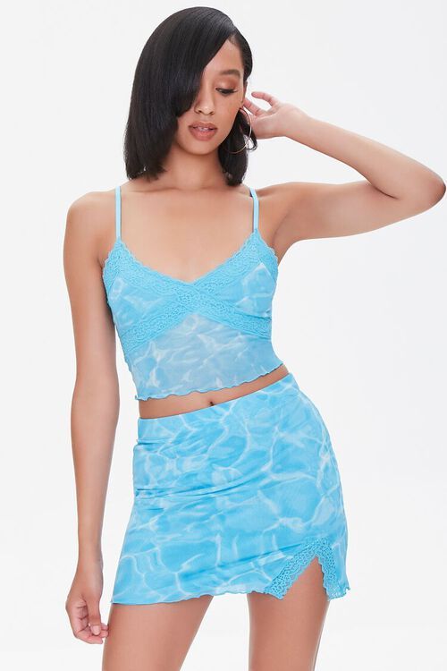 Water Print Mini Skirt | Forever 21 (US)