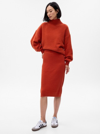 CashSoft Rib Midi Sweater Skirt | Gap (US)